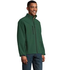 Pánská softshellová bunda RELAX SOĽS Bottle green