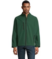 Pánská softshellová bunda RELAX SOĽS Bottle green