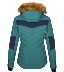 Dámská lyžařská bunda ALISIA-W KILPI Tmavě zelená