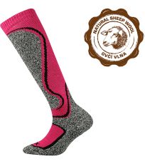 Dětské lyžařské podkolenky Carving VoXX® magenta
