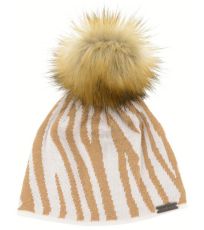 Zimní čepice STRIPES RELAX bílá