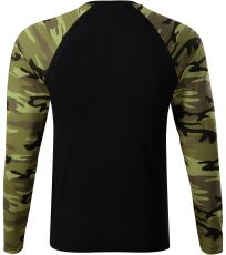 Triko unisex Camouflage LS Malfini camouflage green