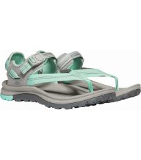 Dámské sandály TERRADORA II TOE POST W KEEN light gray/ocean wave