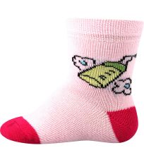 Kojenecké ponožky - 3 páry Bejbik Boma mix B - holka